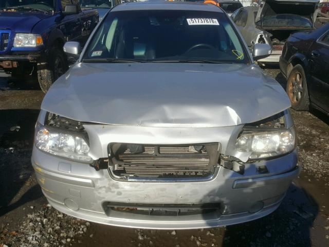 YV1RS592892721505 - 2009 VOLVO S60 2.5T SILVER photo 7