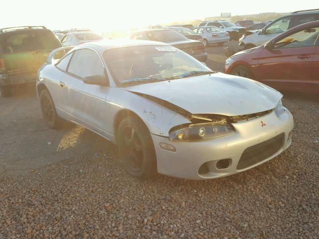 4A3AK34Y0VE153856 - 1997 MITSUBISHI ECLIPSE RS SILVER photo 1