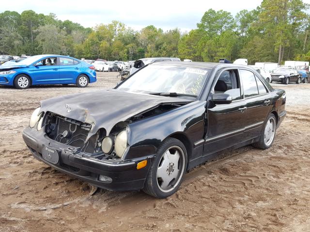 WDBJF65J2YB101496 - 2000 MERCEDES-BENZ E 320 BLACK photo 2