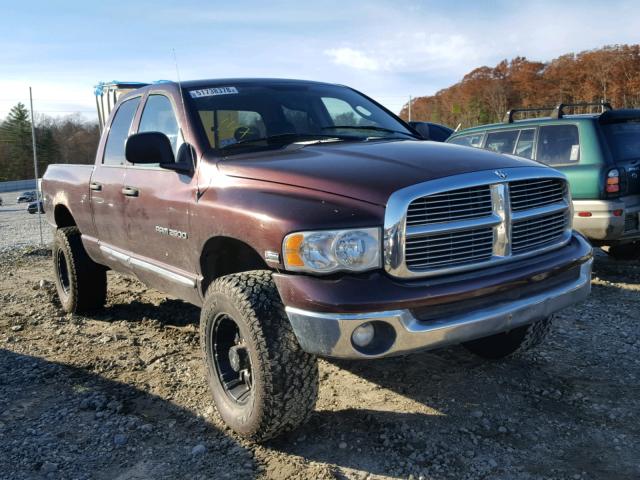 1D7KS28D65J512522 - 2005 DODGE RAM 2500 S მუქწითელი ფოტო 1