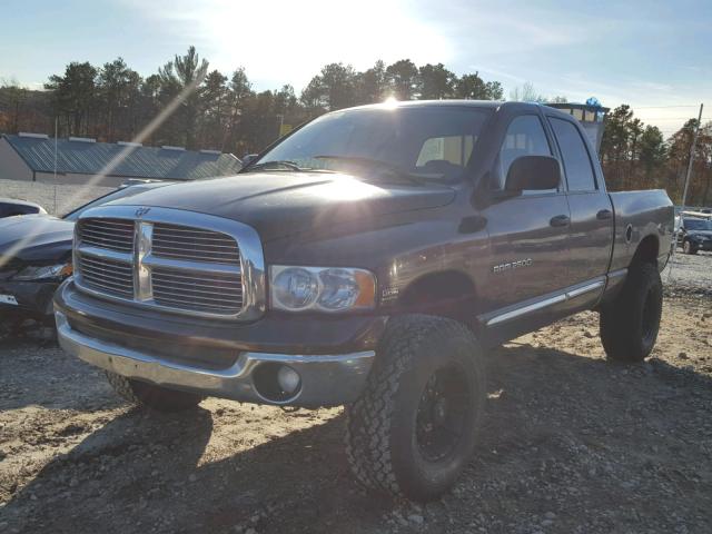 1D7KS28D65J512522 - 2005 DODGE RAM 2500 S მუქწითელი ფოტო 2