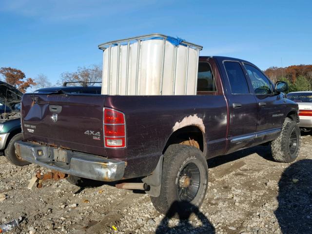 1D7KS28D65J512522 - 2005 DODGE RAM 2500 S მუქწითელი ფოტო 4