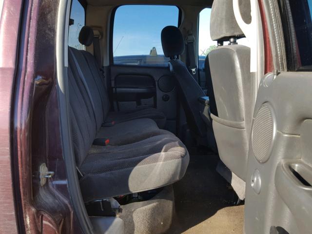 1D7KS28D65J512522 - 2005 DODGE RAM 2500 S მუქწითელი ფოტო 6