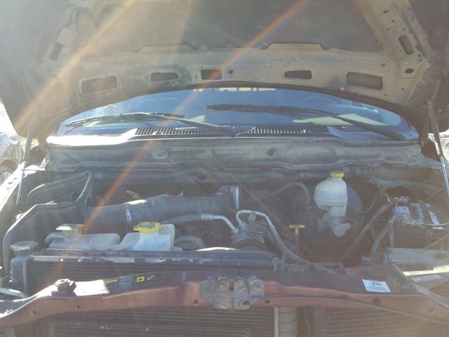 1D7KS28D65J512522 - 2005 DODGE RAM 2500 S მუქწითელი ფოტო 7