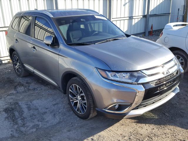 JA4AD3A3XHZ011947 - 2017 MITSUBISHI OUTLANDER GRAY photo 1