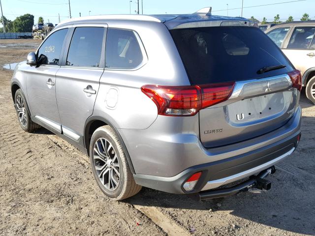 JA4AD3A3XHZ011947 - 2017 MITSUBISHI OUTLANDER GRAY photo 3