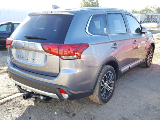 JA4AD3A3XHZ011947 - 2017 MITSUBISHI OUTLANDER GRAY photo 4