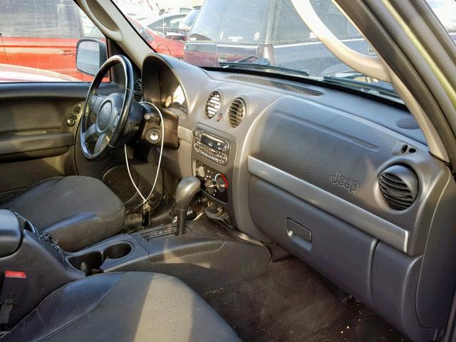 1J4GL38K32W347457 - 2002 JEEP LIBERTY RE GREEN photo 5