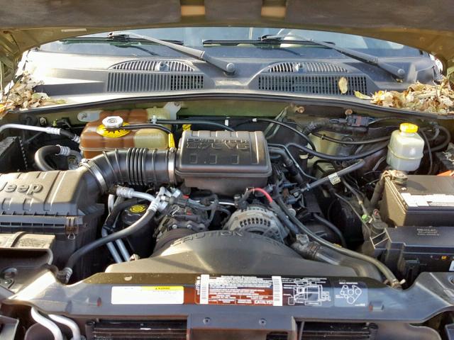 1J4GL38K32W347457 - 2002 JEEP LIBERTY RE GREEN photo 7