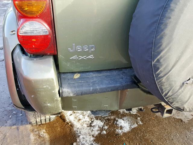 1J4GL38K32W347457 - 2002 JEEP LIBERTY RE GREEN photo 9