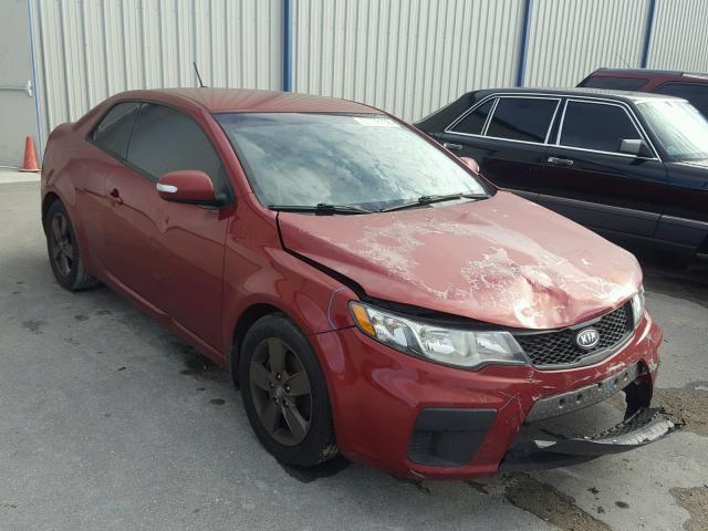 KNAFU6A27A5120154 - 2010 KIA FORTE EX RED photo 1