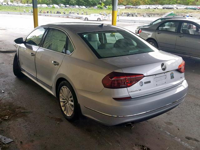 1VWBT7A33HC014547 - 2017 VOLKSWAGEN PASSAT SE SILVER photo 3