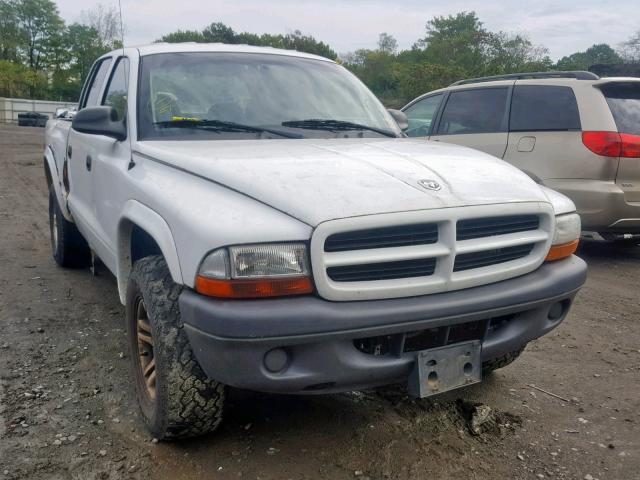 1D7HG38X73S377022 - 2003 DODGE DAKOTA QUA WHITE photo 1