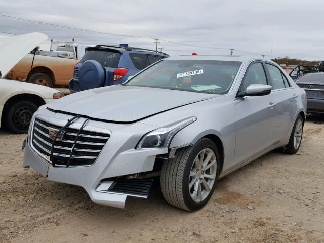 1G6AR5SX9H0120895 - 2017 CADILLAC CTS LUXURY SILVER photo 2