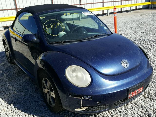 3VWPF31Y66M330473 - 2006 VOLKSWAGEN NEW BEETLE BLUE photo 1