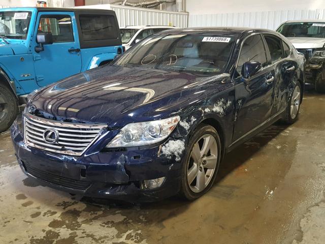 JTHBL5EF9A5097860 - 2010 LEXUS LS 460 BLUE photo 2