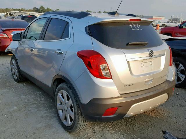 KL4CJCSB7FB210564 - 2015 BUICK ENCORE GRAY photo 3