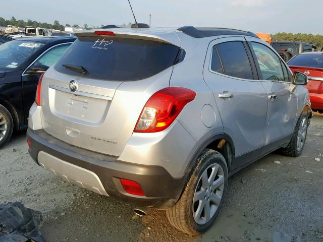 KL4CJCSB7FB210564 - 2015 BUICK ENCORE GRAY photo 4