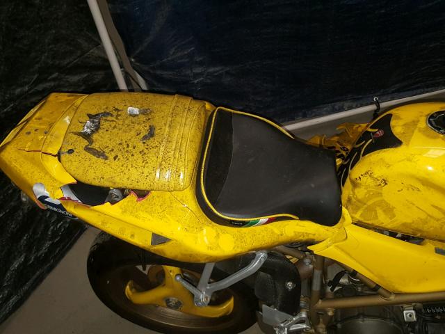 ZDMH200AAWB001624 - 2000 DUCATI 996 YELLOW photo 6