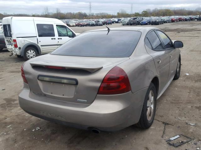 2G2WP552261283953 - 2006 PONTIAC GRAND PRIX BEIGE photo 4