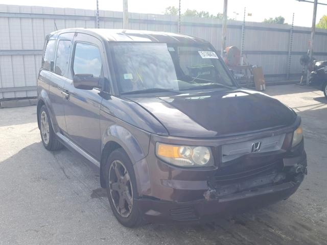 5J6YH18907L002743 - 2007 HONDA ELEMENT SC MAROON photo 1