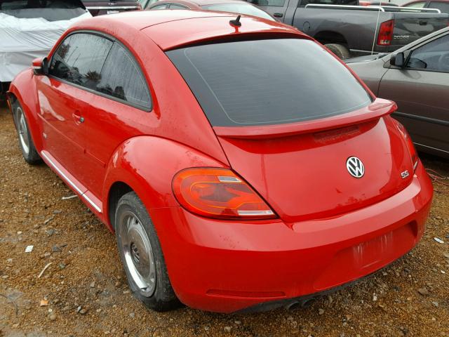 3VWJP7ATXCM645500 - 2012 VOLKSWAGEN BEETLE RED photo 3