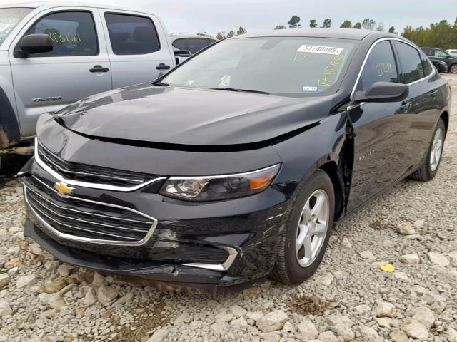 1G1ZB5ST8GF271118 - 2016 CHEVROLET MALIBU LS BLACK photo 2