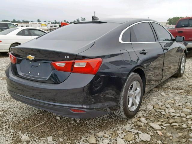 1G1ZB5ST8GF271118 - 2016 CHEVROLET MALIBU LS BLACK photo 4