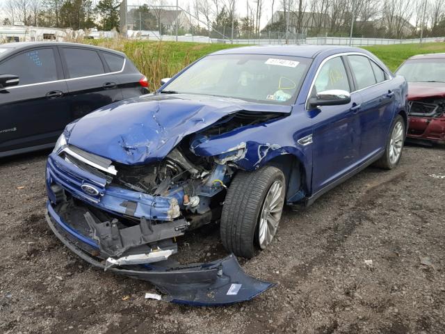 1FAHP2F85DG146081 - 2013 FORD TAURUS LIM BLUE photo 2