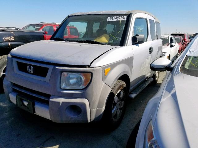 5J6YH28684L036985 - 2004 HONDA ELEMENT EX SILVER photo 2