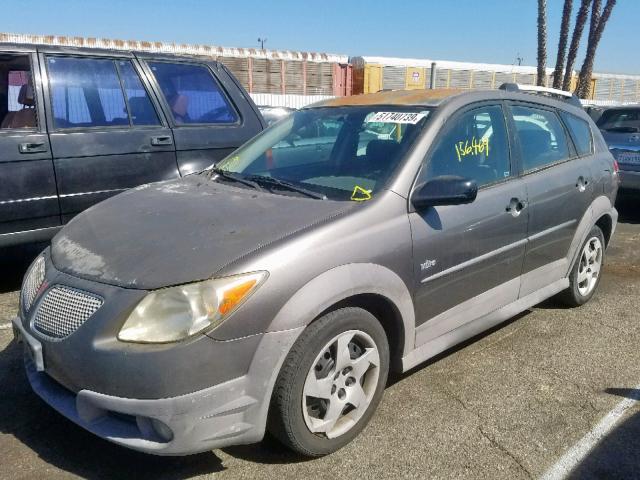 5Y2SL63805Z455180 - 2005 PONTIAC VIBE GRAY photo 2