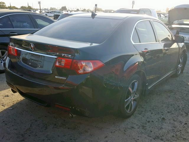 JH4CU2F80DC001873 - 2013 ACURA TSX SE BLACK photo 4