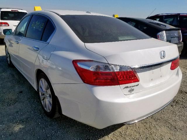 1HGCR2F86DA246435 - 2013 HONDA ACCORD EXL WHITE photo 3