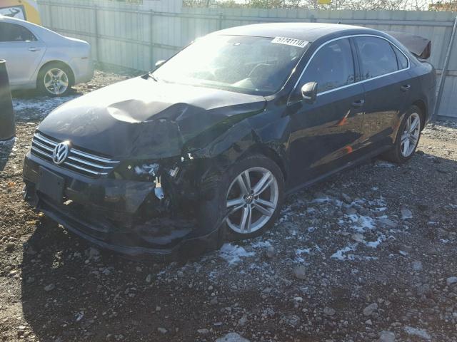 1VWBT7A34EC047570 - 2014 VOLKSWAGEN PASSAT SE BLACK photo 2