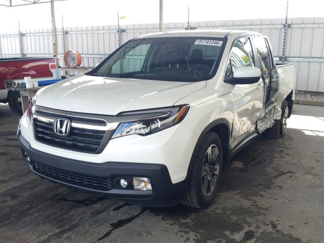 5FPYK2F57HB007589 - 2017 HONDA RIDGELINE WHITE photo 2