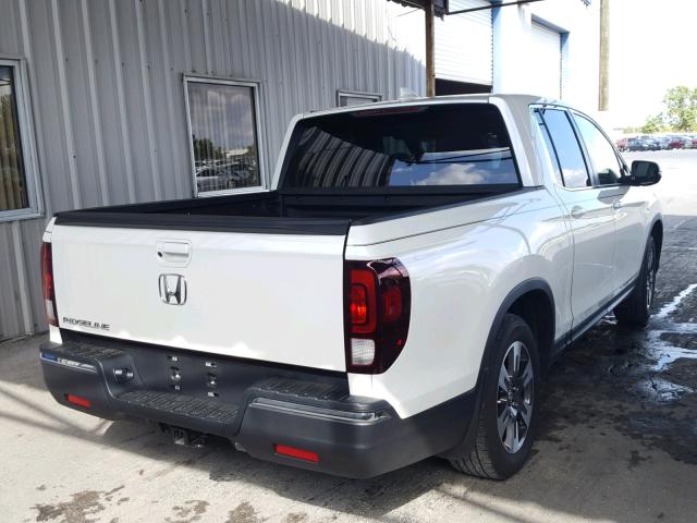 5FPYK2F57HB007589 - 2017 HONDA RIDGELINE WHITE photo 4