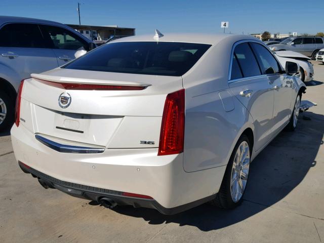 1G6AF5S37E0121142 - 2014 CADILLAC ATS PREMIU CREAM photo 4