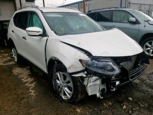 KNMAT2MVXGP692556 - 2016 NISSAN ROGUE S WHITE photo 1