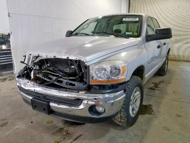 1D7HU18NX6S525700 - 2006 DODGE RAM 1500 S SILVER photo 2