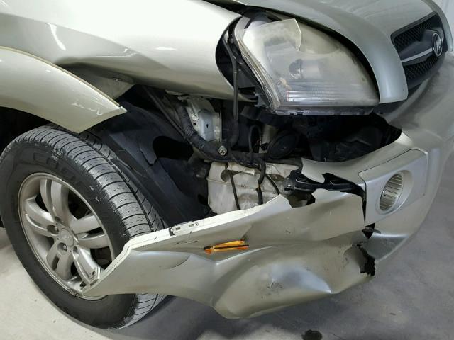 KM8JN72D07U669236 - 2007 HYUNDAI TUCSON SE BEIGE photo 9