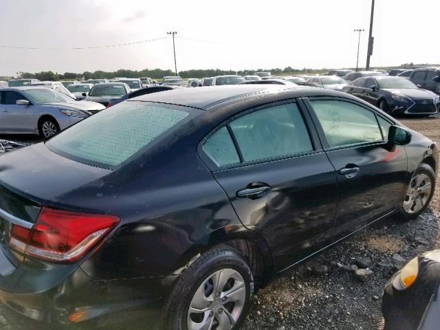 2HGFB2F52FH533363 - 2015 HONDA CIVIC LX BLACK photo 4