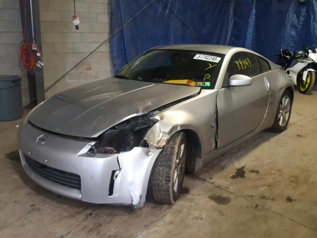 JN1AZ34E23T001982 - 2003 NISSAN 350Z COUPE SILVER photo 2