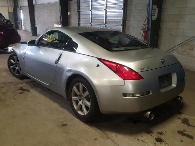 JN1AZ34E23T001982 - 2003 NISSAN 350Z COUPE SILVER photo 3