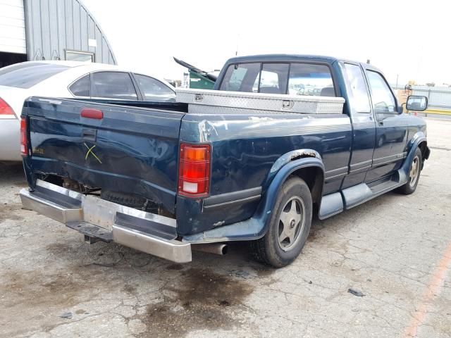 1B7GL23Y2RS528417 - 1994 DODGE DAKOTA GREEN photo 4