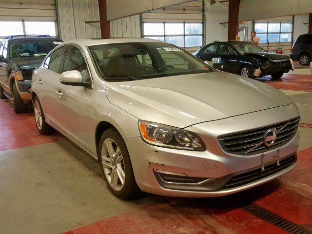 YV1612FS9E2282995 - 2014 VOLVO S60 T5 SILVER photo 1