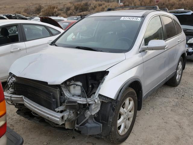 5J6RE487X9L019646 - 2009 HONDA CR-V EXL SILVER photo 2