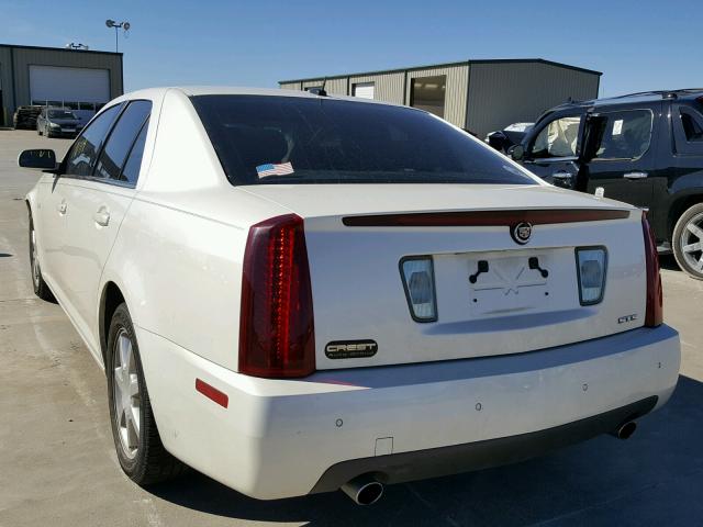 1G6DW677850163690 - 2005 CADILLAC STS WHITE photo 3