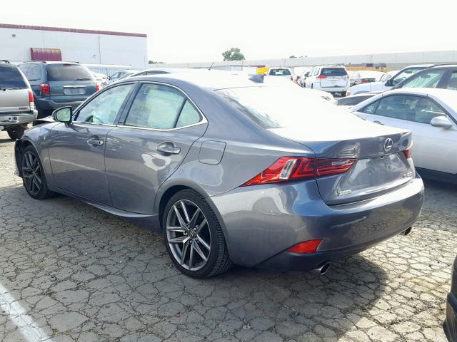 JTHBF1D22F5053009 - 2015 LEXUS IS 250 GRAY photo 3