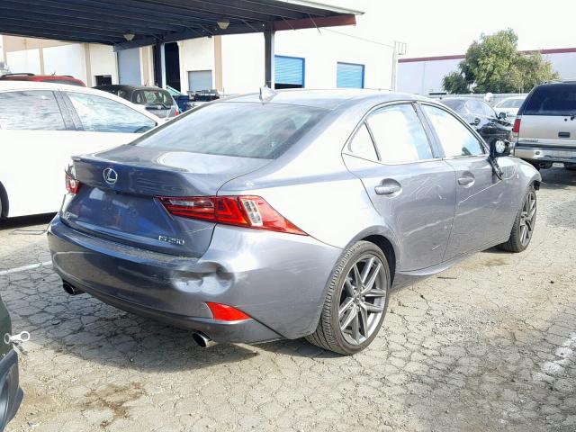 JTHBF1D22F5053009 - 2015 LEXUS IS 250 GRAY photo 4