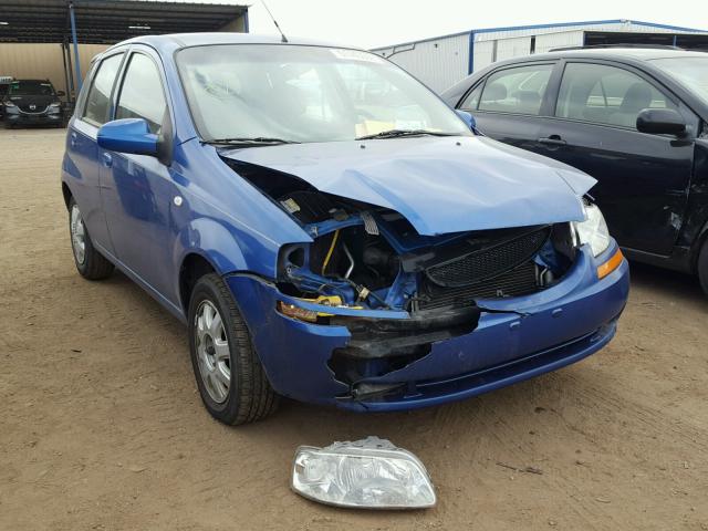 KL1TD66677B692862 - 2007 CHEVROLET AVEO BASE Mavi foto 1